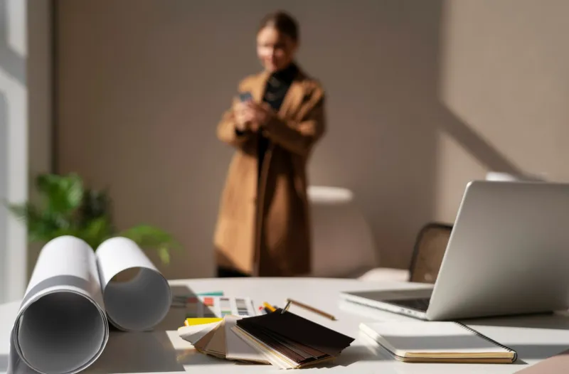 Woman with laptop